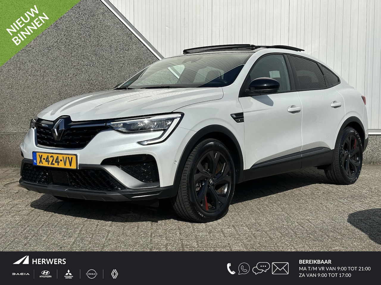 Renault Arkana - 1.6 E-Tech hybrid 145 techno RS Line / Schuif-kanteldak / Elektrisch verstelbare stoelen / - AutoWereld.nl