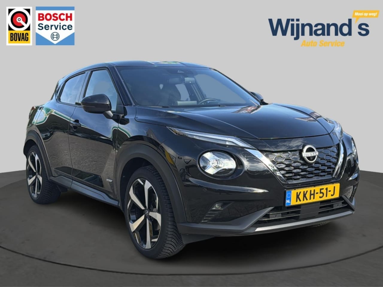 Nissan Juke - 1.6 Hybride 143pk Tekna | Leer | trekhaak | Camera | Keyless | s - AutoWereld.nl
