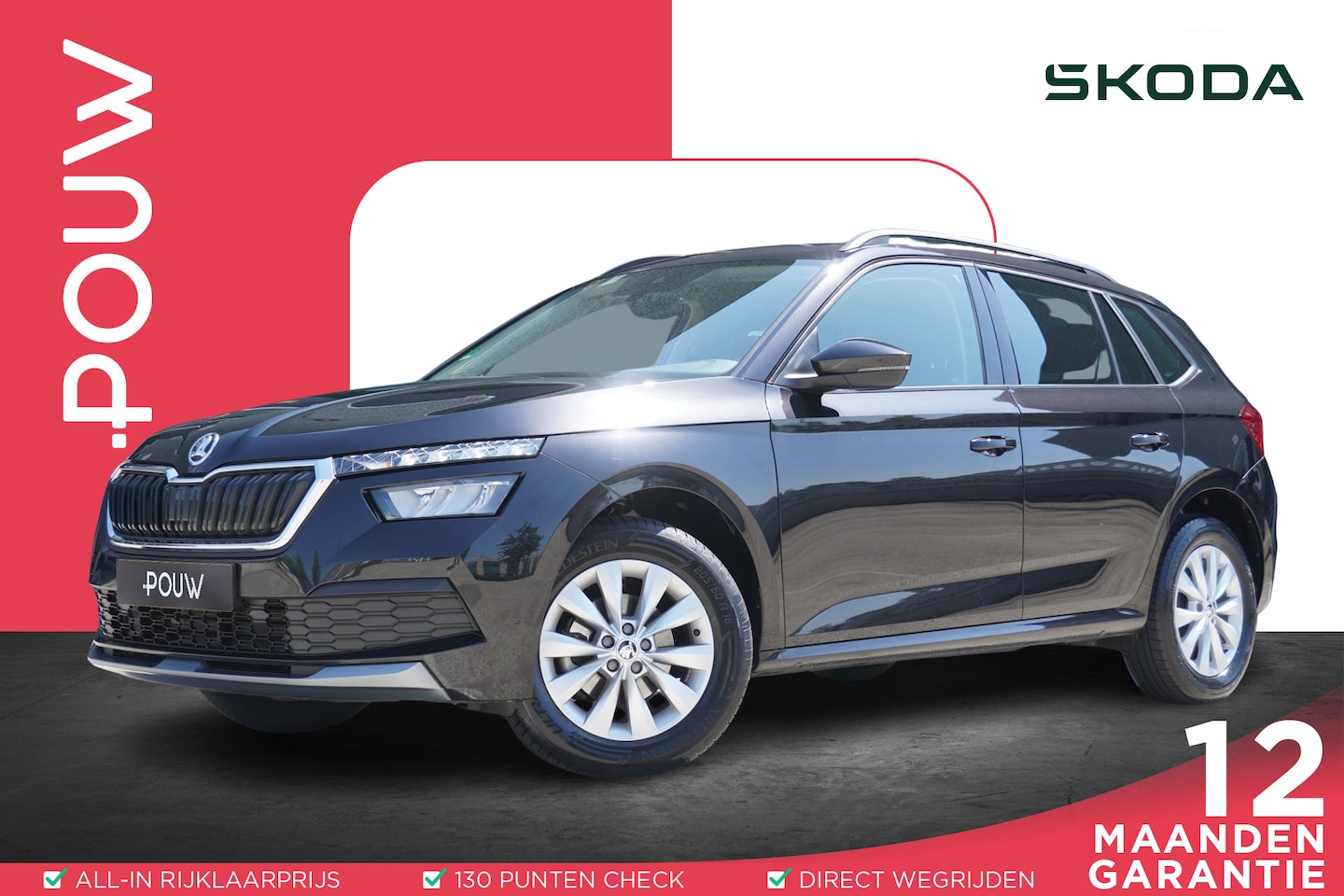 Skoda Kamiq - 1.0 TSI 110pk Ambition | DAB+ | SmartLink | LED Verlichting | Airco | LM Velgen - AutoWereld.nl