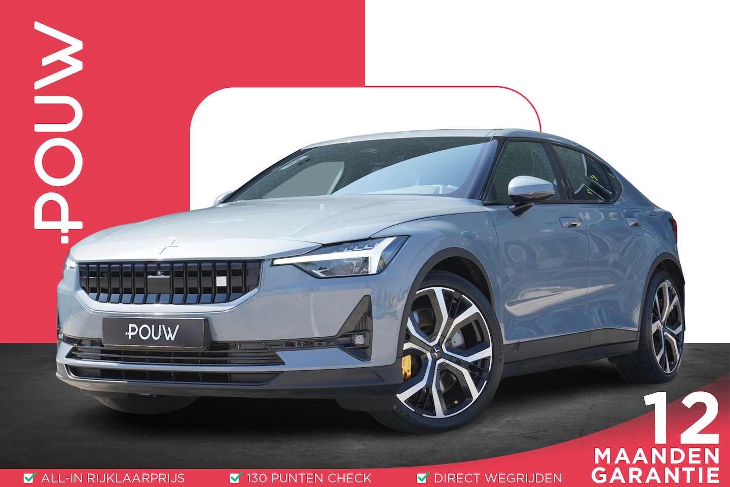 Polestar 2 - 476pk Long Range Dual Motor Performance Plus 82kWh | Panoramadak | Adaptive Cruise | Stoel - AutoWereld.nl
