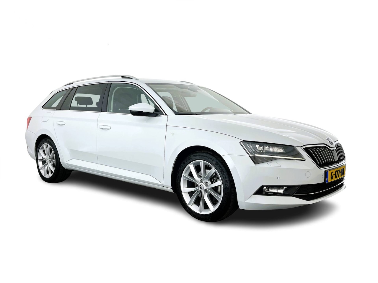 Skoda Superb Combi - 1.5 TSI ACT Style Business (INCL-BTW) Aut. *LEATHER-MICROFIBRE | XENON | CANTON-AUDIO | ME - AutoWereld.nl