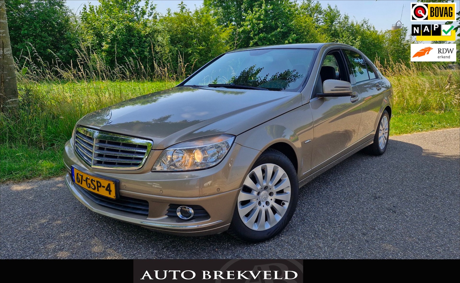 Mercedes-Benz C-klasse - 200 K Elegance AUTOMAAT 184PK | Rijklaar | Cruise | Clima | LMV | PDC | NAP - AutoWereld.nl