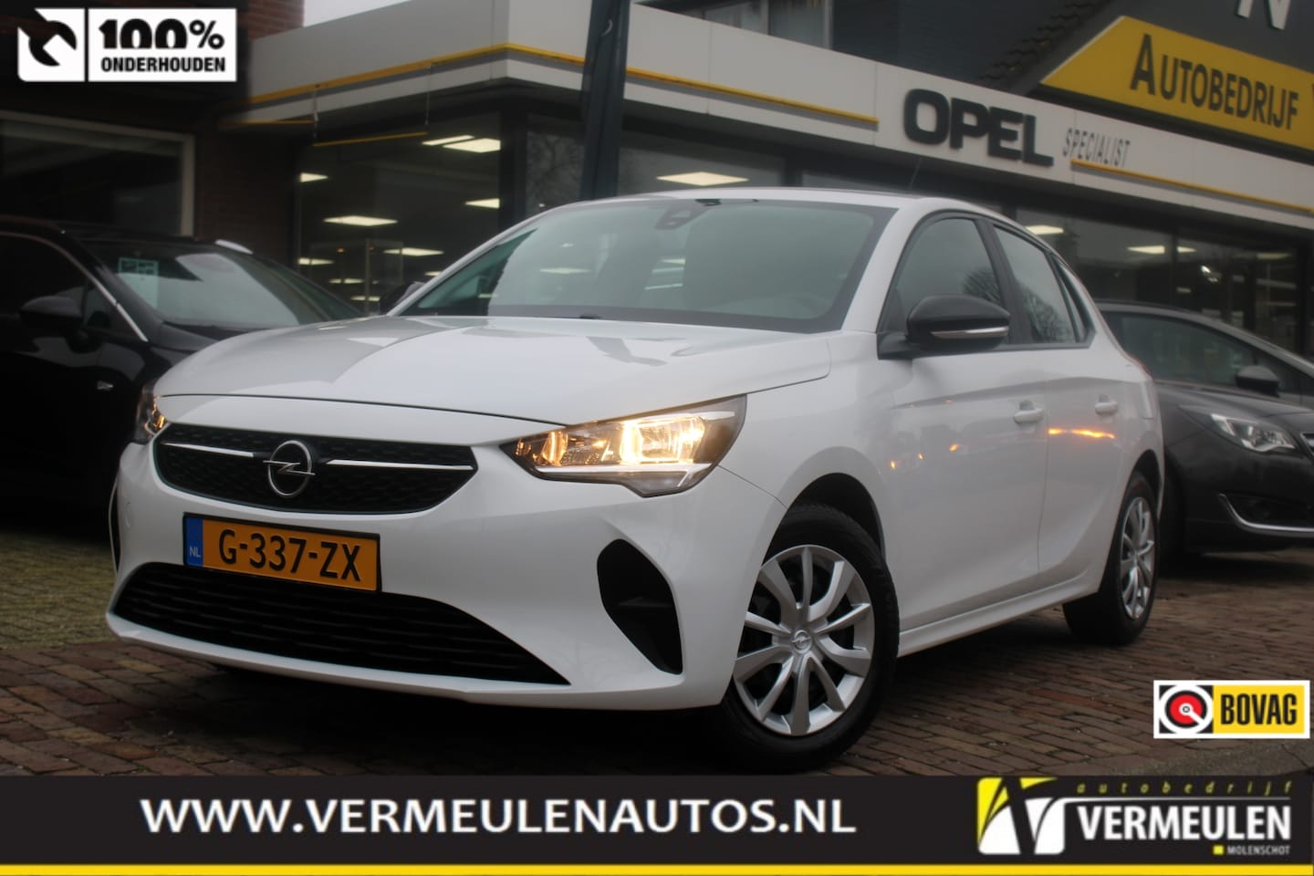 Opel Corsa - 1.2 75PK Edition + Airco/ Cruise/ IntelliLink/ CarPlay/ NL auto - AutoWereld.nl