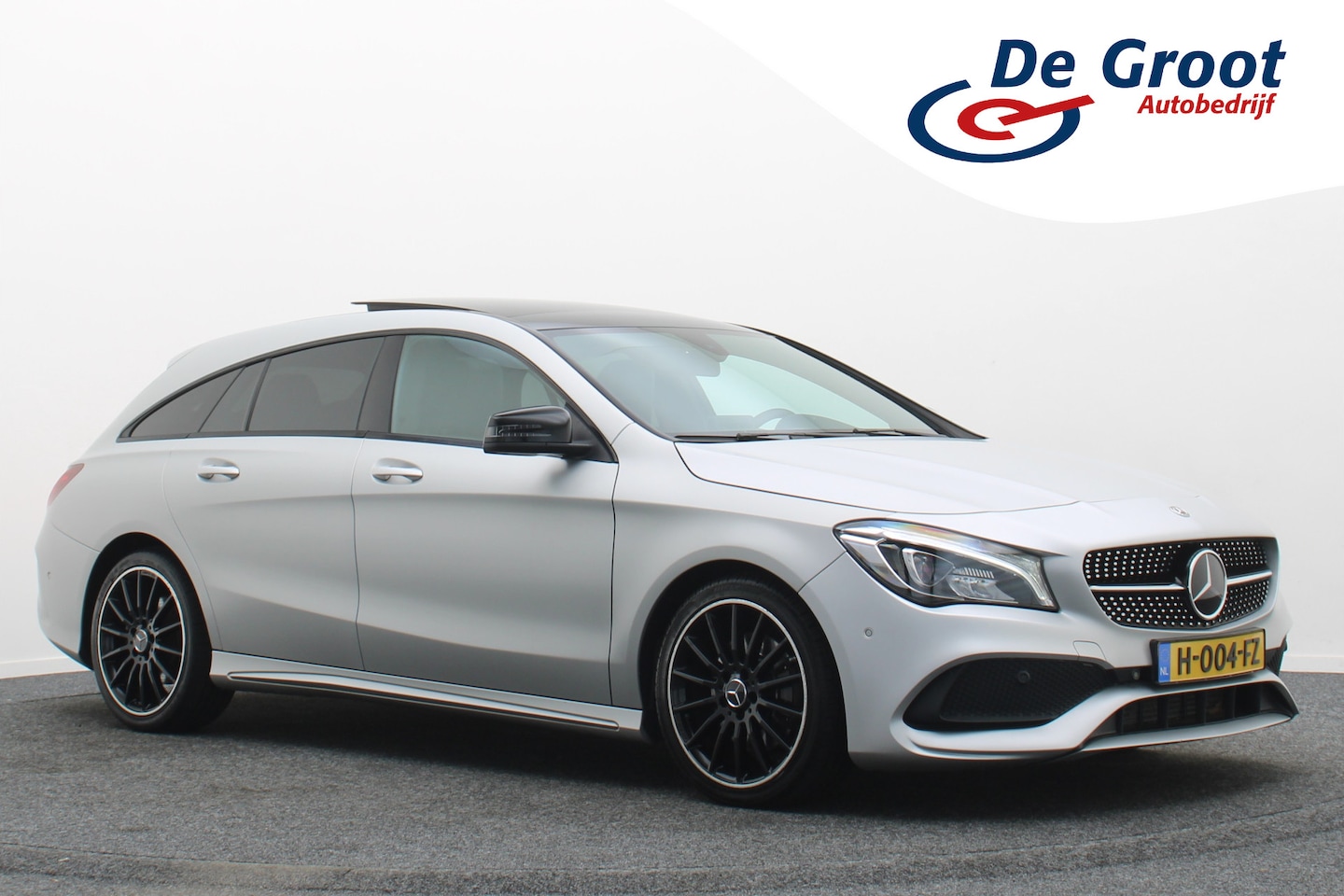 Mercedes-Benz CLA-klasse Shooting Brake - 250 Prestige AMG Panoramadak, Camera, LED, Navigatie, Trekhaak, PDC, 18" - AutoWereld.nl