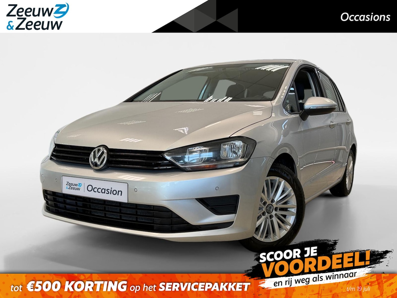 Volkswagen Golf Sportsvan - 1.2 TSI | TRENDLINE | TREKHAAK | DEALERONDERHOUDEN | - AutoWereld.nl