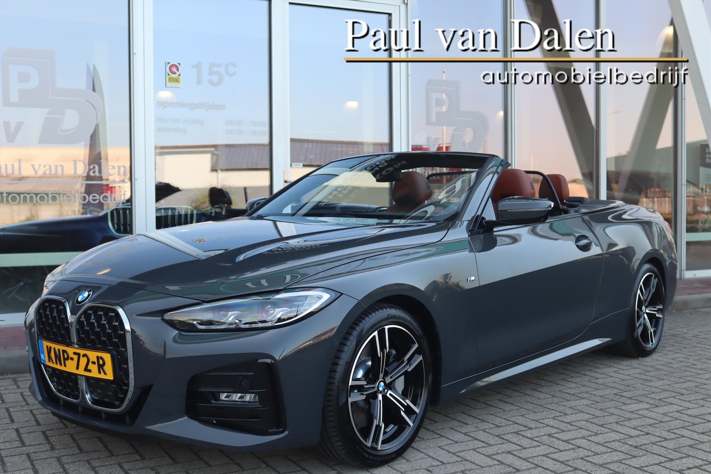 BMW 4-serie Cabrio - (g23) 430i M-SPORT Leder Tartufo | Live Cockpit | Trekhaak | 360 Camera | Stoel-Stuur-Nekv - AutoWereld.nl
