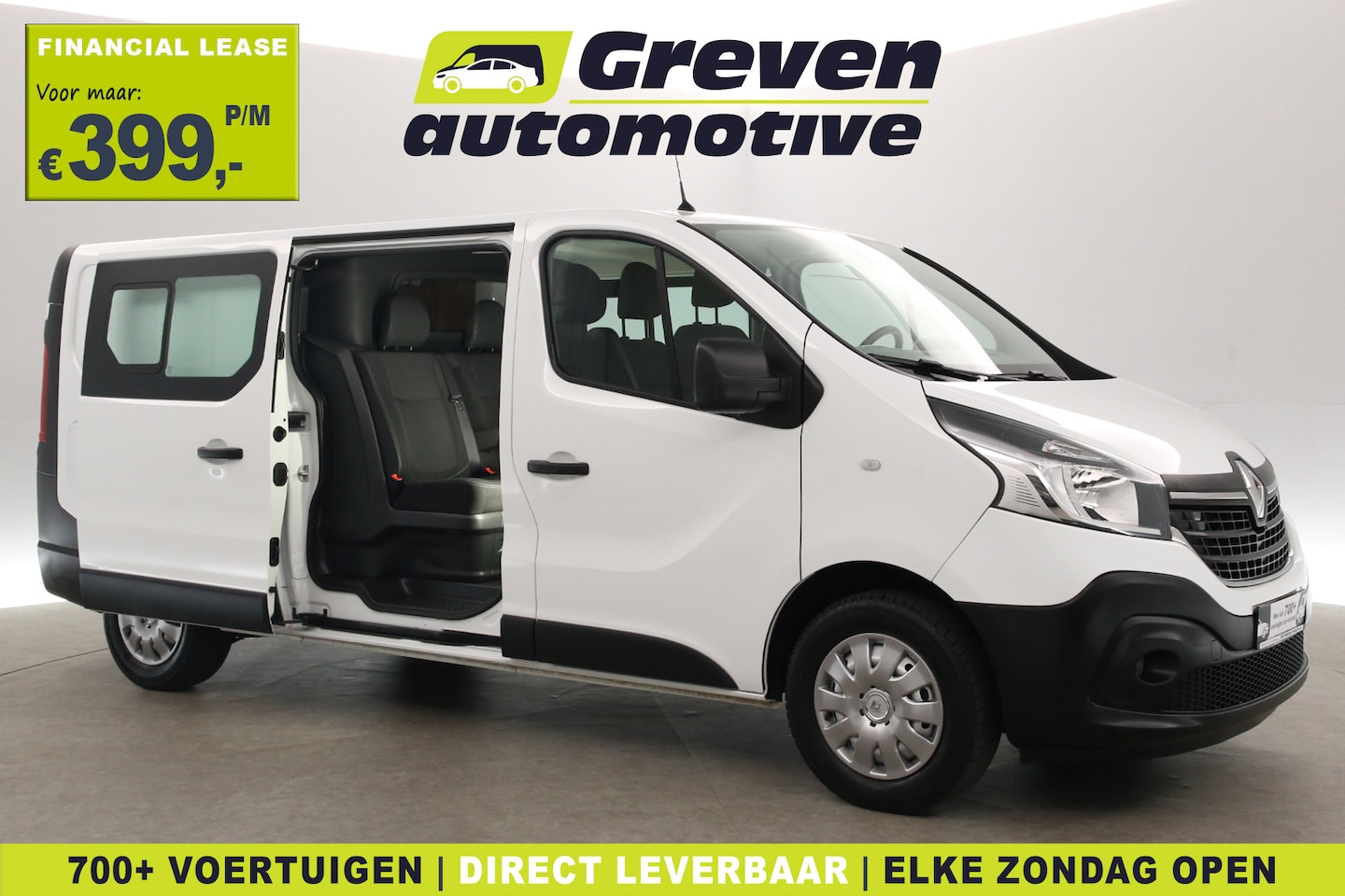 Renault Trafic - 2.0 DCI 145PK L2H1 | DC | 6 Zits | Automaat | Airco | Camera | Cruise | Carplay | Trekhaak - AutoWereld.nl