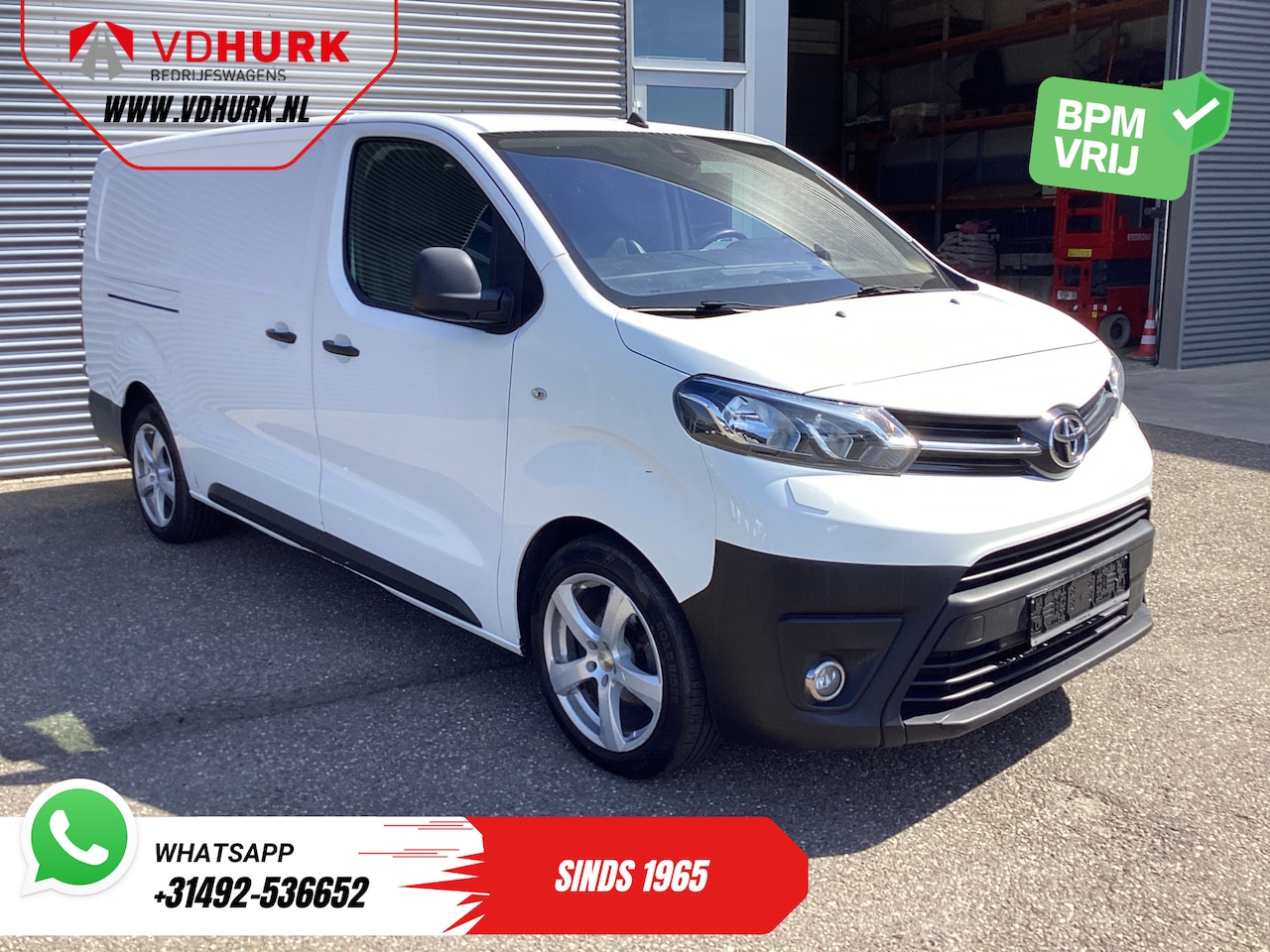 Toyota ProAce Worker - 2.0 125 pk L3 Adapt.Cruise/ Standkachel/ Head-up/ Stoelverw./ DB-Riem VV/ PDC/ LMV - AutoWereld.nl