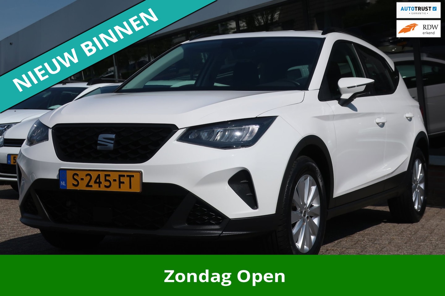 SEAT Arona - 1.0 TSI Style FULL-LED_ADAP-CRUIS_CLIMA_STL-VERWAR_PDC_LMV. - AutoWereld.nl