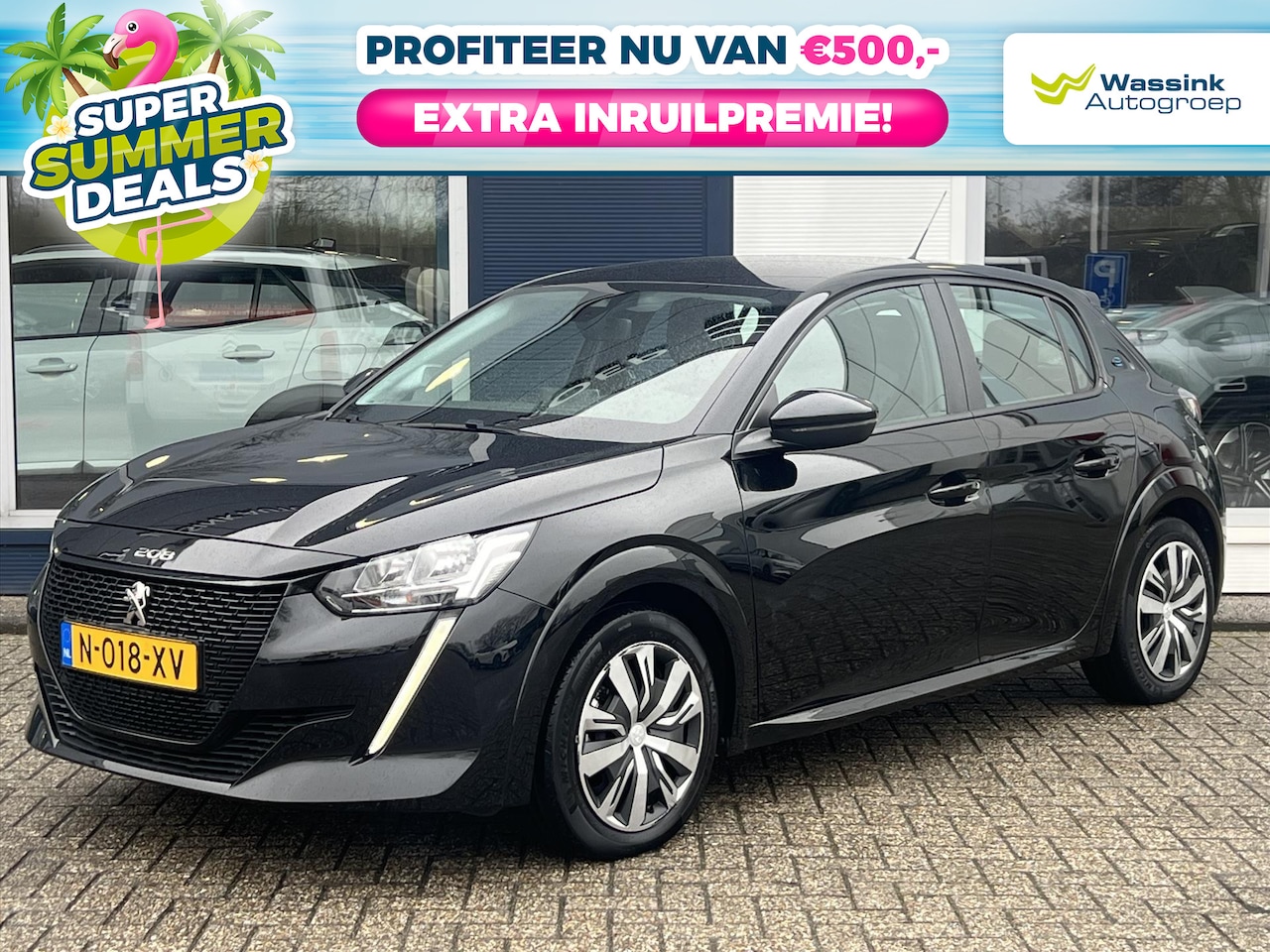 Peugeot e-208 - EV 50kWh 136pk Active | SUMMER DEALS | Climate Control | Cruise Control | SOH 93% | Apple - AutoWereld.nl