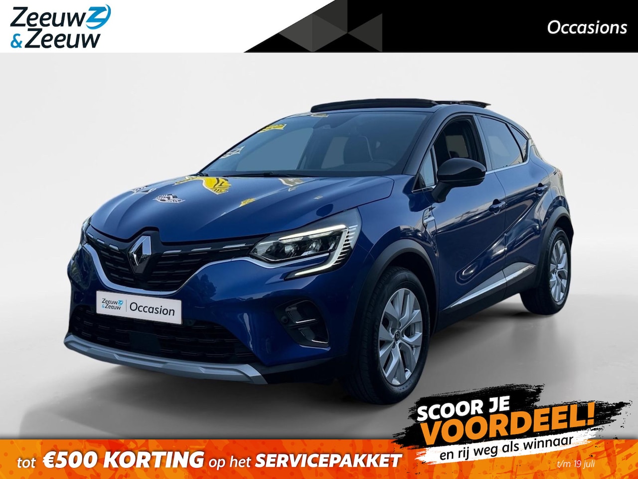 Renault Captur - 100PK TCe Intens | Schuif/Kantel Dak | Navi | Camera | Apple CarPlay/Android Auto | Climat - AutoWereld.nl