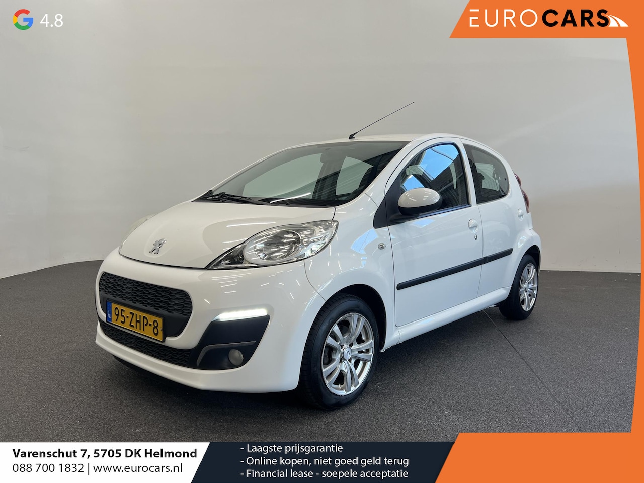 Peugeot 107 - 1.0 Active Airco Led dagrijverlichting APK tot 30-05-2027! - AutoWereld.nl