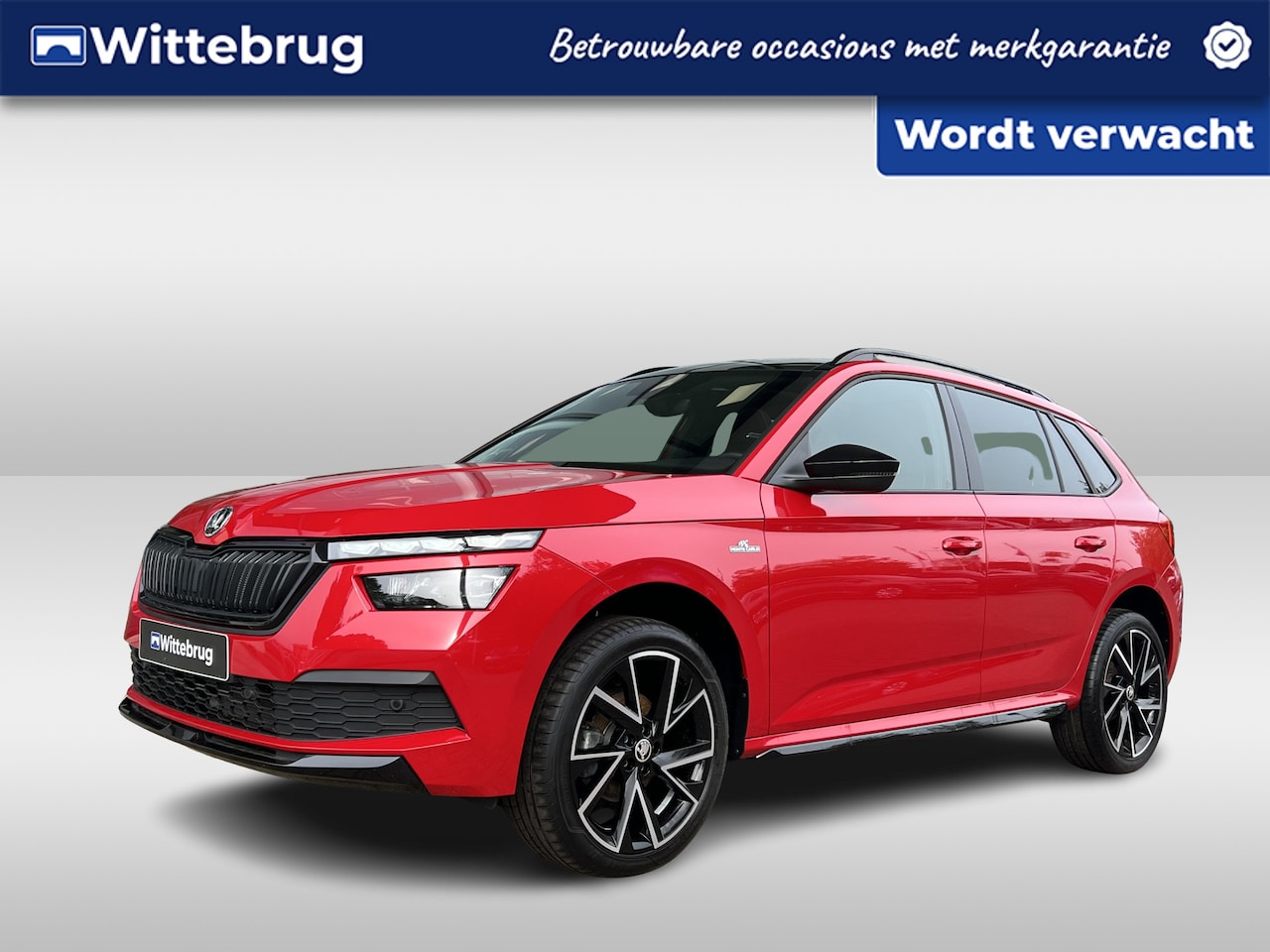 Skoda Kamiq - 1.0 TSI Active / Panorama dak / Smart Link / Stoelverwarming / Parkeersensoren V+A / 18'' - AutoWereld.nl