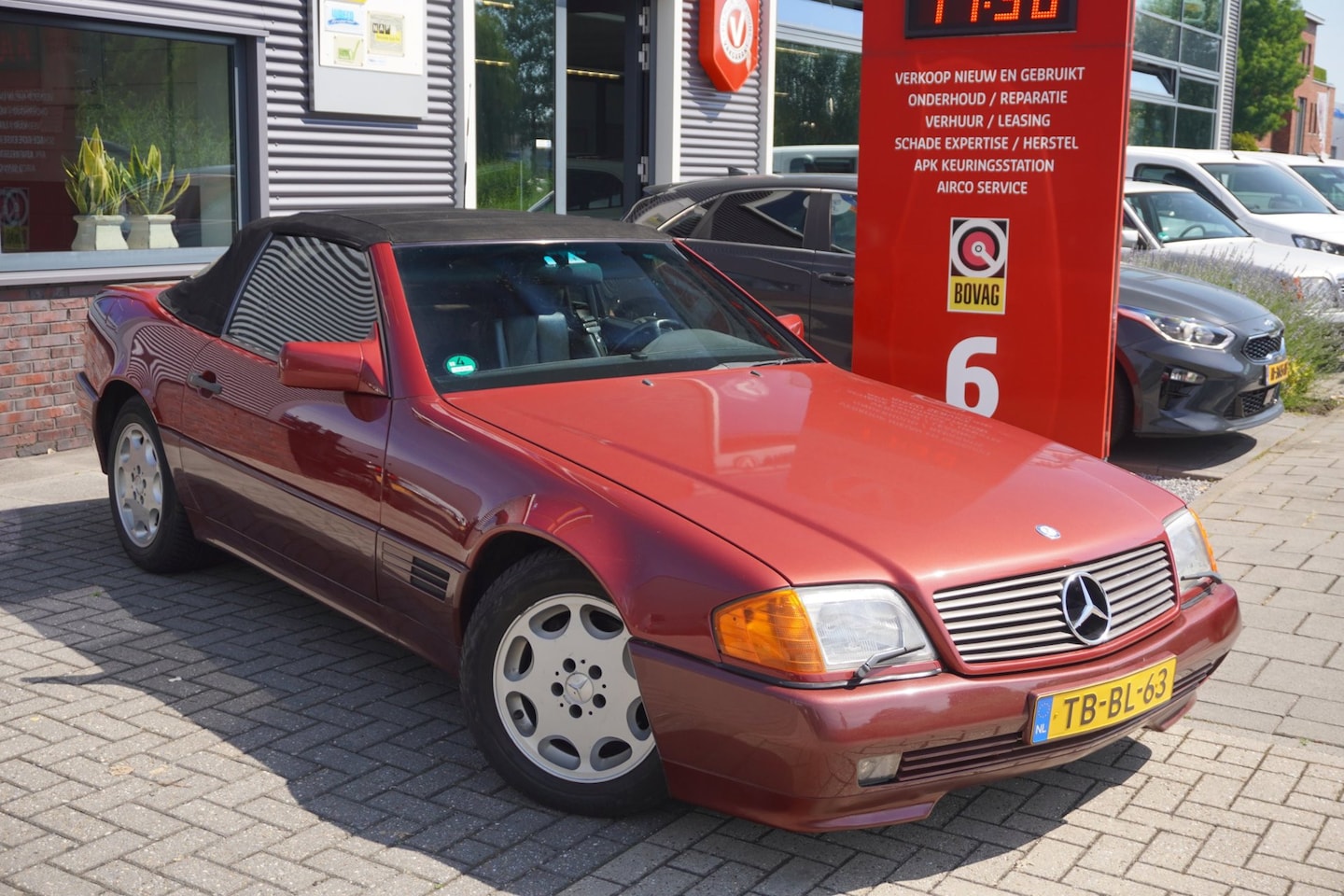 Mercedes-Benz SL-klasse Cabrio - 500 SL / / Leder / Stoelverwarming / Elek. stoelen - AutoWereld.nl