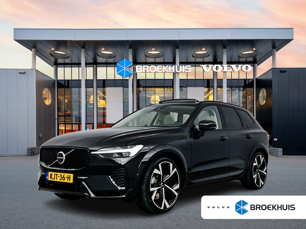 Volvo XC60 - T8 Plug-in hybrid AWD Ultra Dark Exec. Ed. | 22" | Heico Diffusor | Getint & Gelamineerd G - AutoWereld.nl