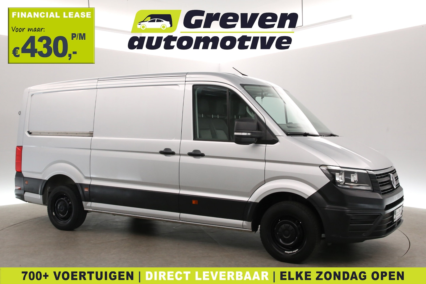 Volkswagen Crafter - 2.0 TDI L3H2 140PK | Airco | Camera | Carplay | 3 Zits | Trekhaak - AutoWereld.nl