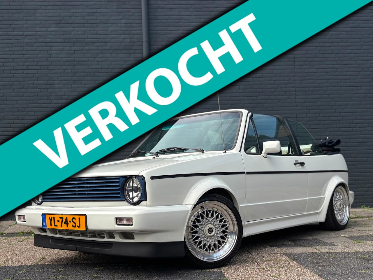 Volkswagen Golf Cabriolet - 1.8 | Nieuw Cabriodak | BBS Velgen - AutoWereld.nl