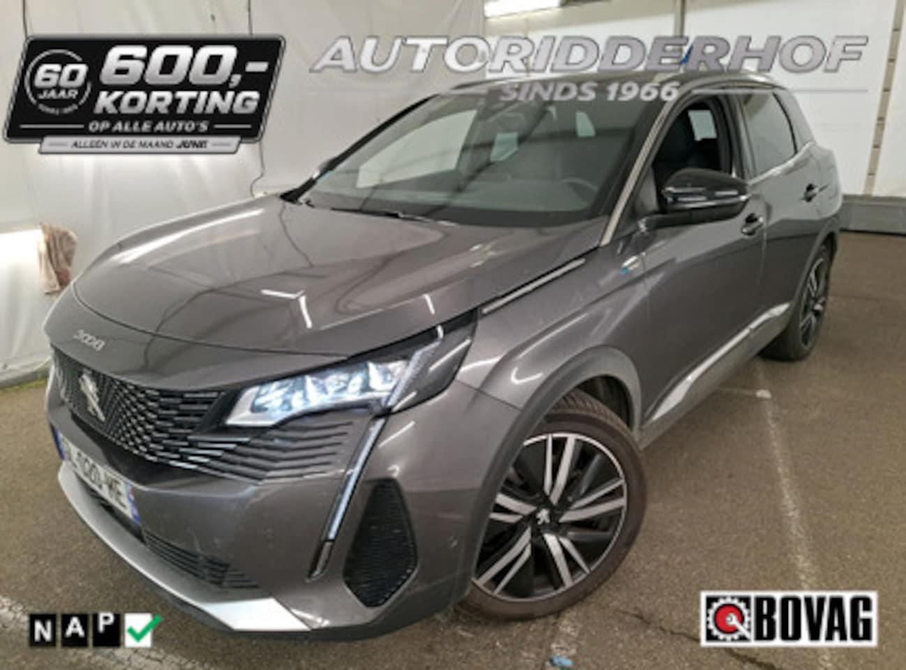 Peugeot 3008 - 1.6 HYbrid 225 GT | Camera | Apple carplay & Android auto | Cruise control - AutoWereld.nl