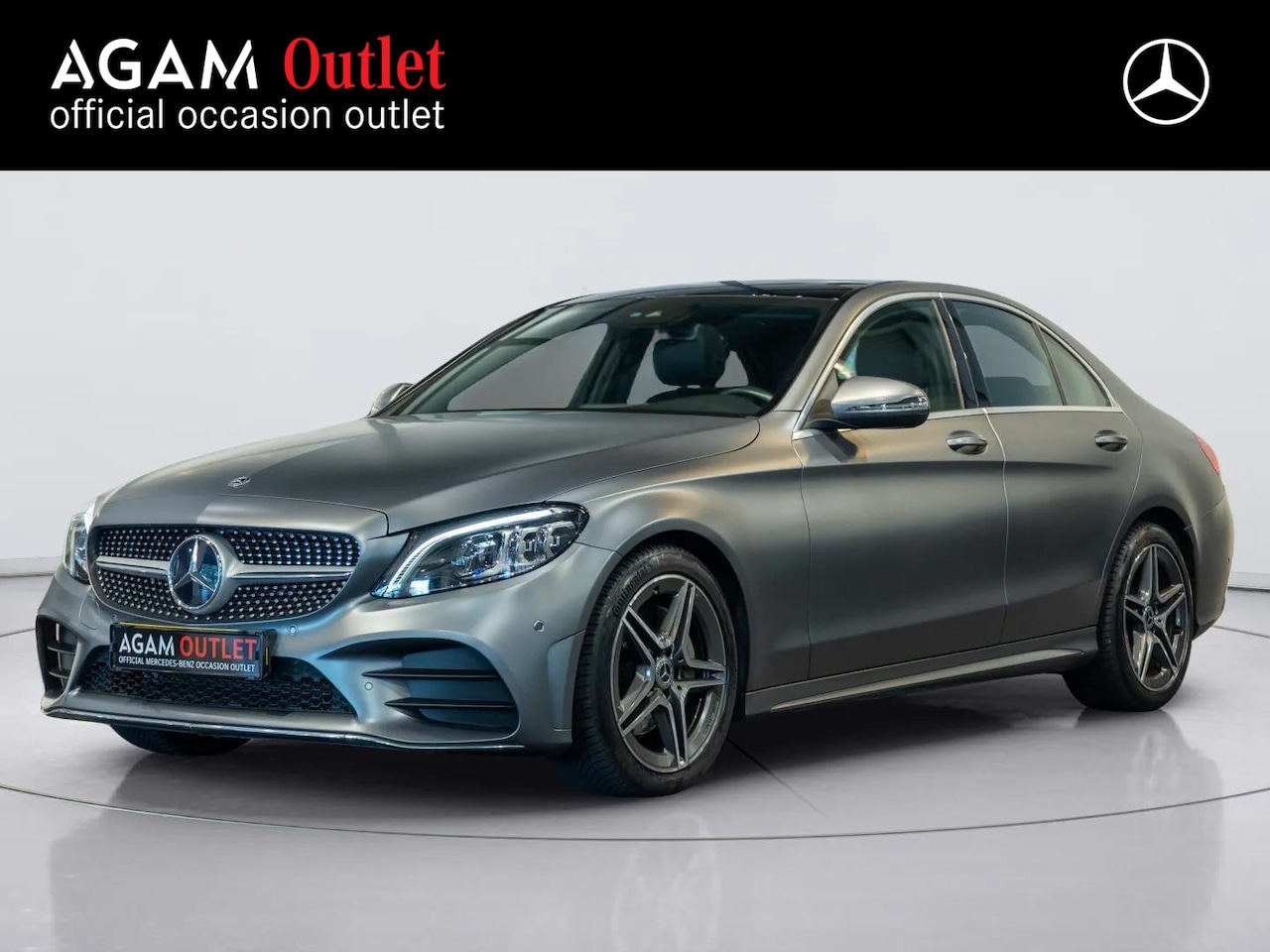 Mercedes-Benz C-klasse - Limousine 200 Business Solution AMG | Panorama dak | Trekhaak - AutoWereld.nl