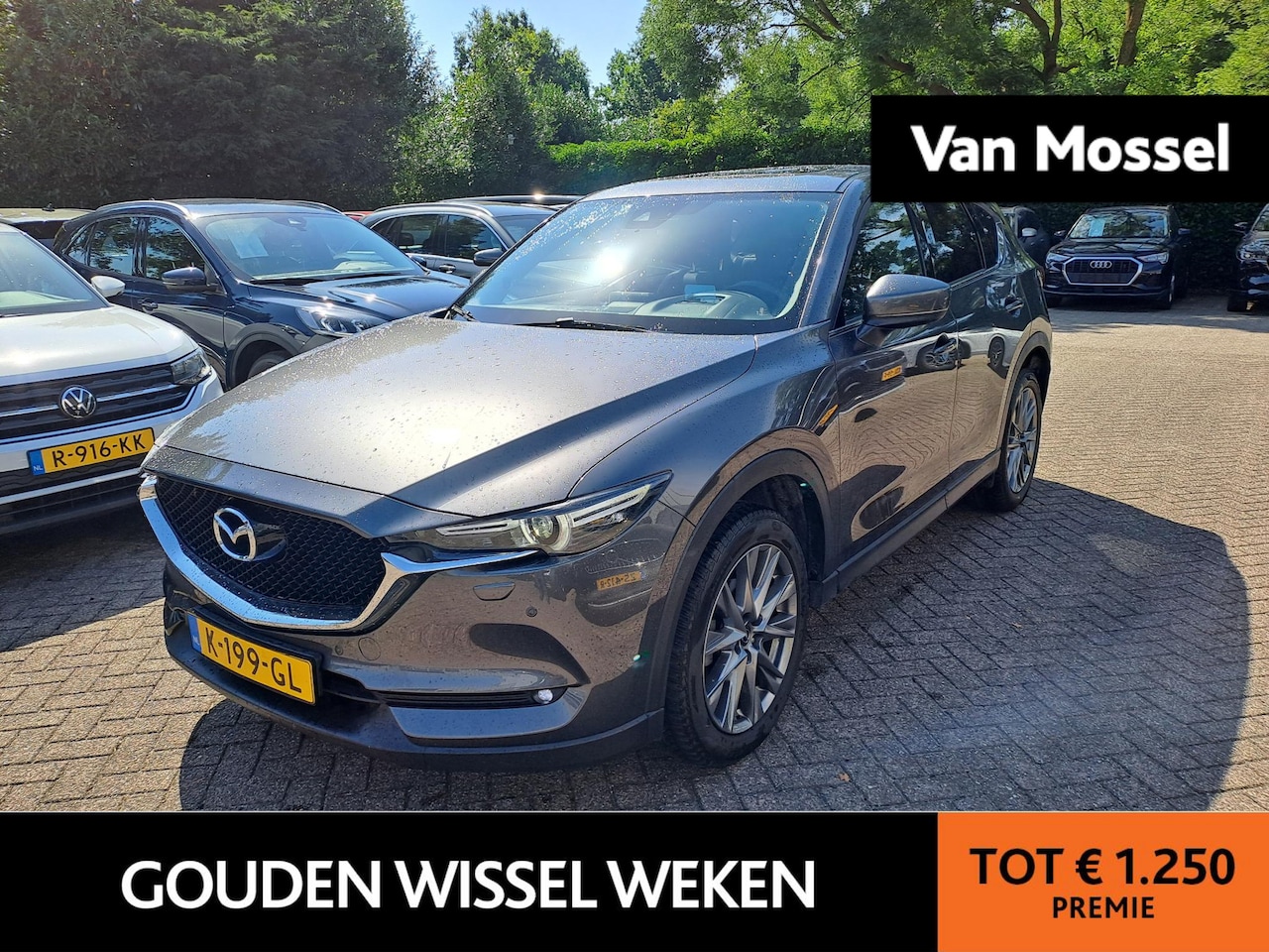 Mazda CX-5 - 2.5 SkyActiv-G 194 GT-M 4WD | SCHUIF-KANTELDAK | LEER | TREKHAAK | CAMERA | NAVIGATIE | ST - AutoWereld.nl