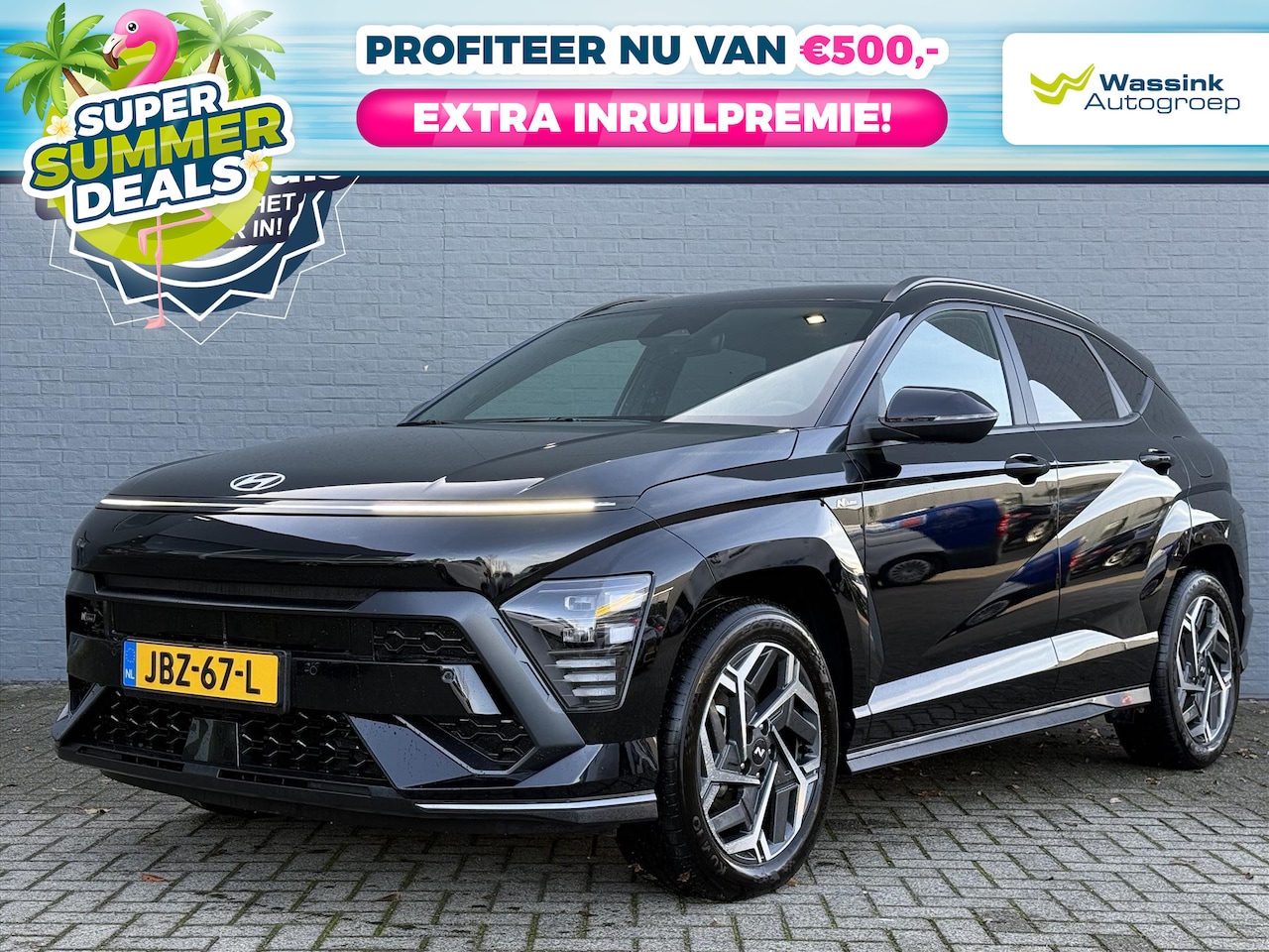 Hyundai Kona - 1.6 GDI HEV 141pk DCT N-Line Edition | Summer Deal | Navigatie | Adaptive Cruise Control | - AutoWereld.nl