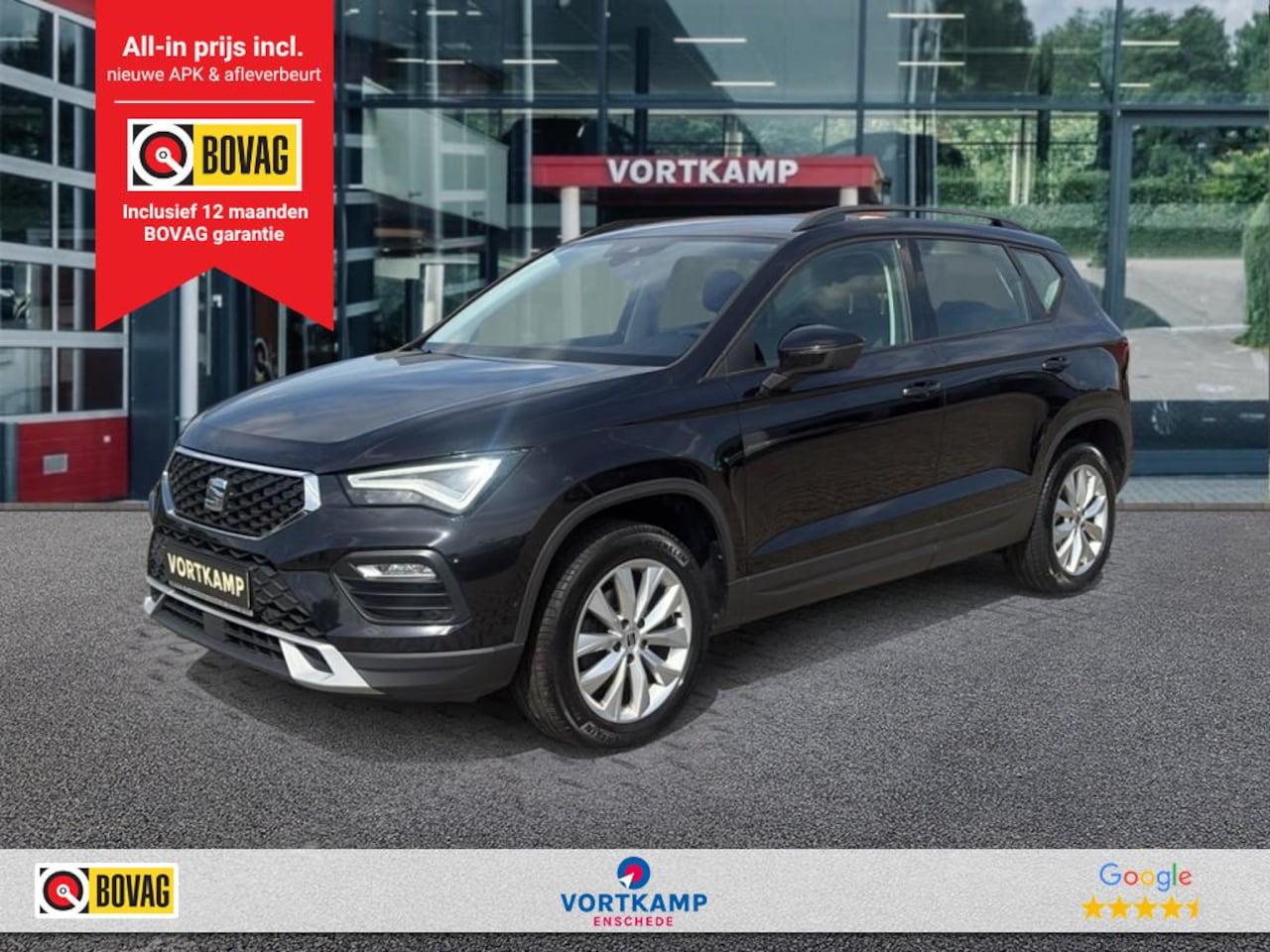 SEAT Ateca - 1.5 TSI DSG STYLE CAMERA/LED/ACC/CLIMA/STOEL+STUURVERW/CARPLAY/NAVI - AutoWereld.nl
