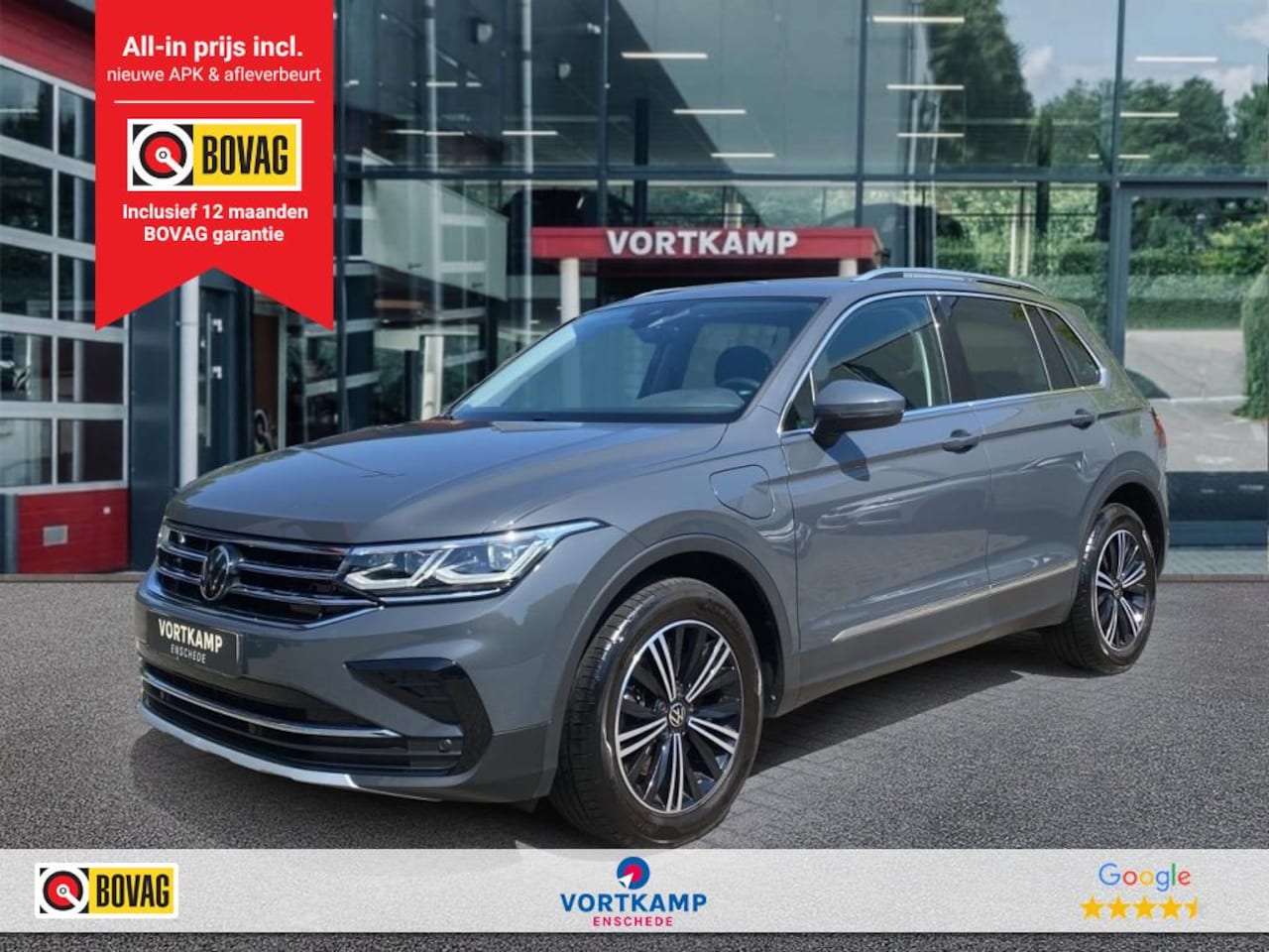 Volkswagen Tiguan - 1.4 TSI DSG eHYBRID ELEGANCE TREKHAAK/CAMERA/ELEK-KLEP/ACC/IQ/STOEL+STUURVERW - AutoWereld.nl