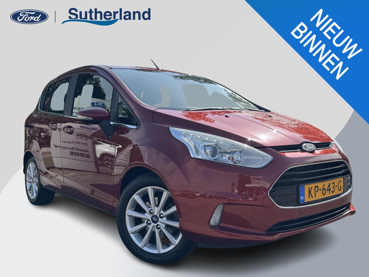 Ford B-Max - 1.0 EcoBoost Titanium 100pk Trekhaak | Achteruitrijcamera | Voorruitverwarming | Climate c - AutoWereld.nl