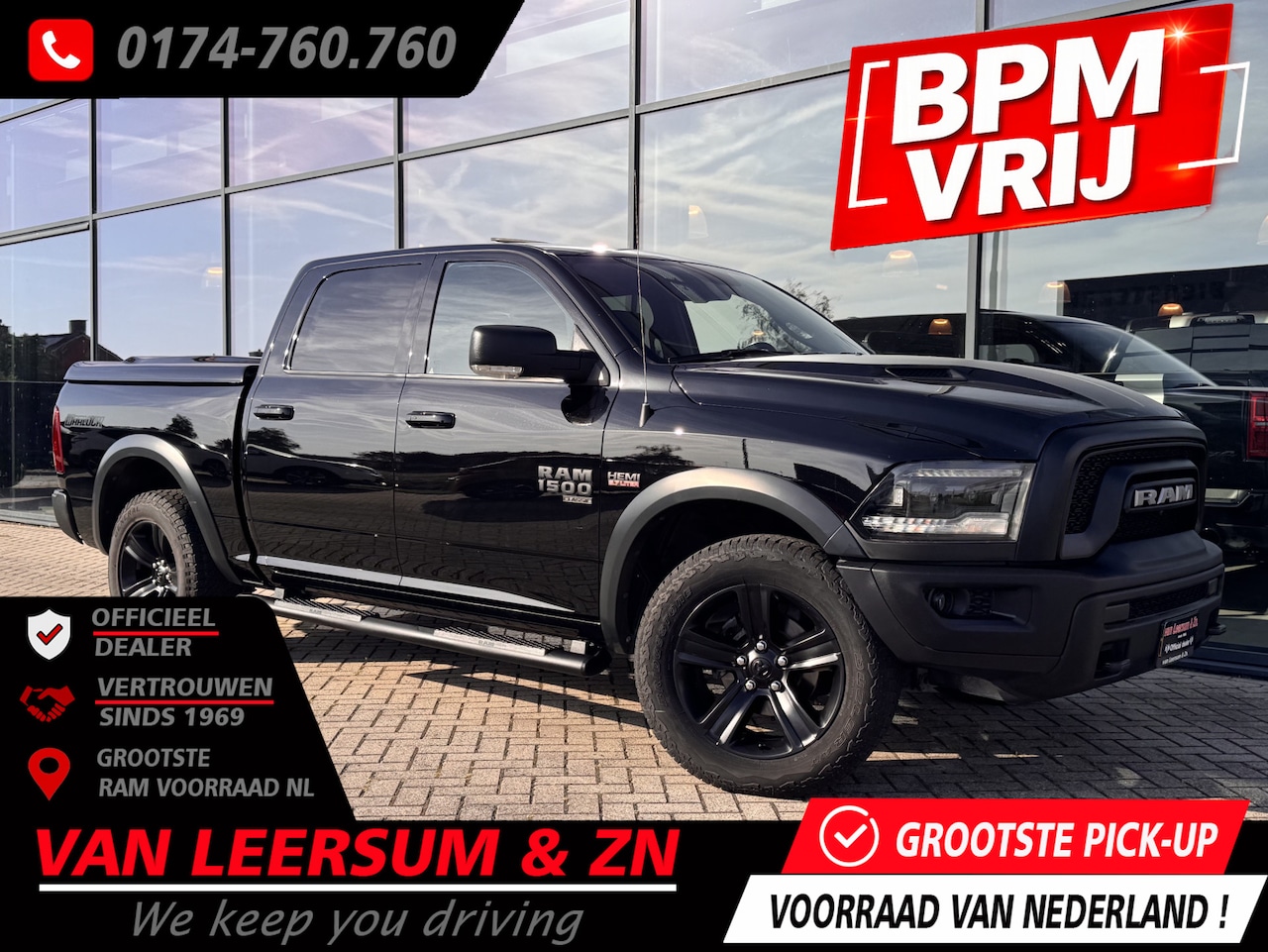 Dodge Ram 1500 - WARLOCK Schuif-kanteldak | LED koplampen | 1ste eigenaar - AutoWereld.nl