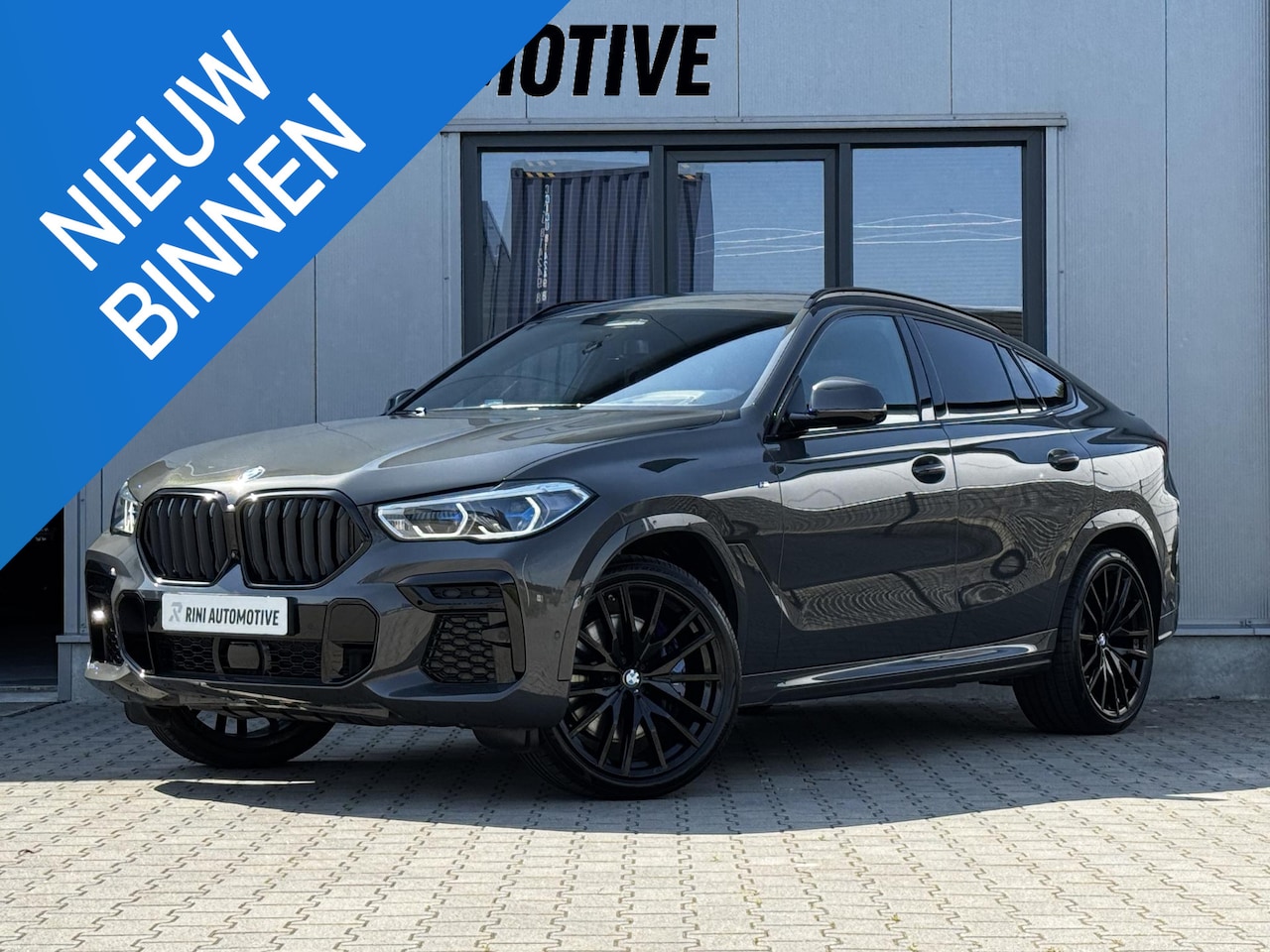 BMW X6 - xDrive40d High Executive M sport | 340 PK | Merino leder | Dravit Grau Metallic | Trekhaak - AutoWereld.nl