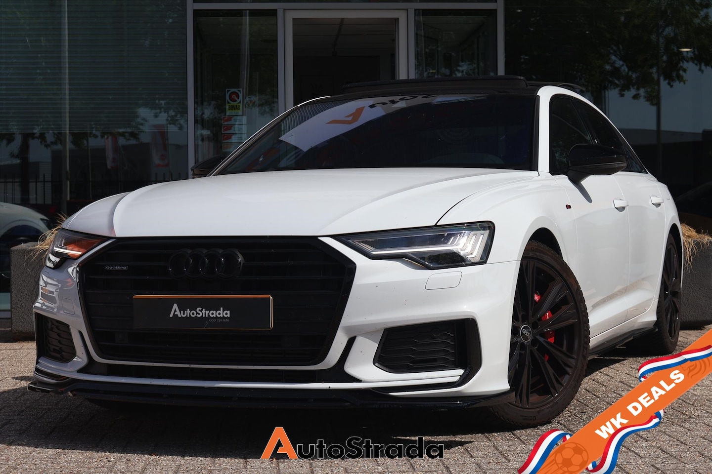 Audi A6 Limousine - 55 TFSI E S-Line quattro 367pk | Carplay | Memory | B&O | Stoelverwarming | Pano | Trekhaa - AutoWereld.nl