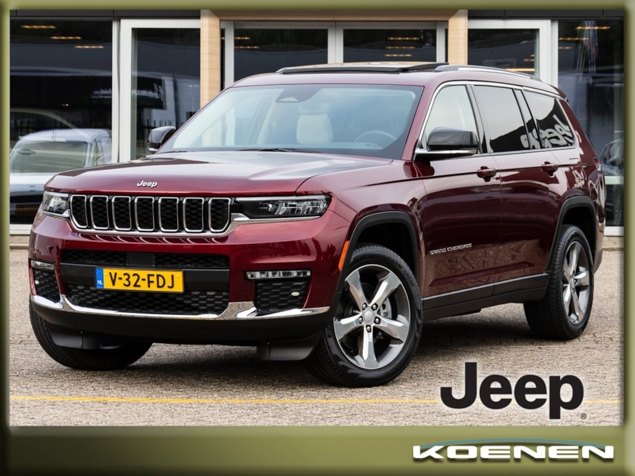 Jeep Grand Cherokee - 3.6 V6 4x4 Automaat Limited LPG G3 Onderbouw GRIJS Kenteken - AutoWereld.nl