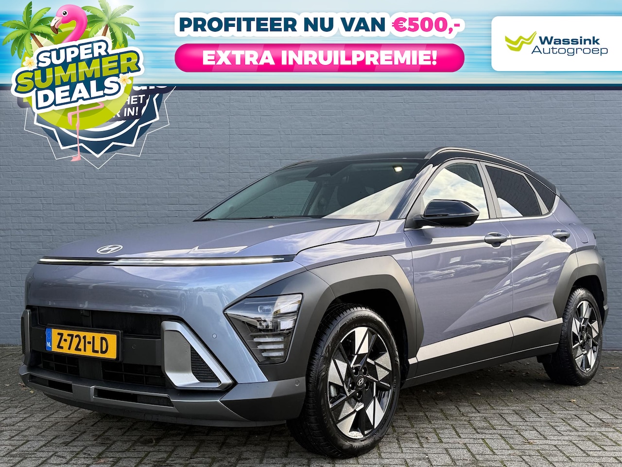 Hyundai Kona - 1.6 GDI HEV 141pk DCT Premium | Summer Deals | All Season Banden | Navigatie | BOSE | Stoe - AutoWereld.nl