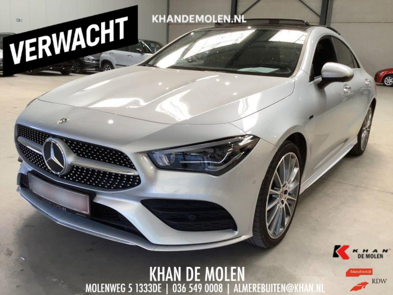 Mercedes-Benz CLA-Klasse - 250 e AMG Line BOMVOL|Pano|Burmester|Memory|Sfeerverlichting|19 inch - AutoWereld.nl