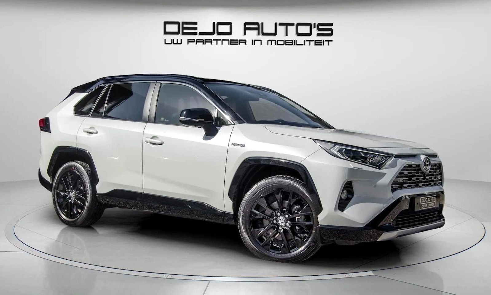 Toyota RAV4 - 2.5 HYBRID AWD BI-TONE NAVI-CARPLAY JBL 360-CAMERA PDC V+A 19INCH AFN-TREKHAAK - AutoWereld.nl