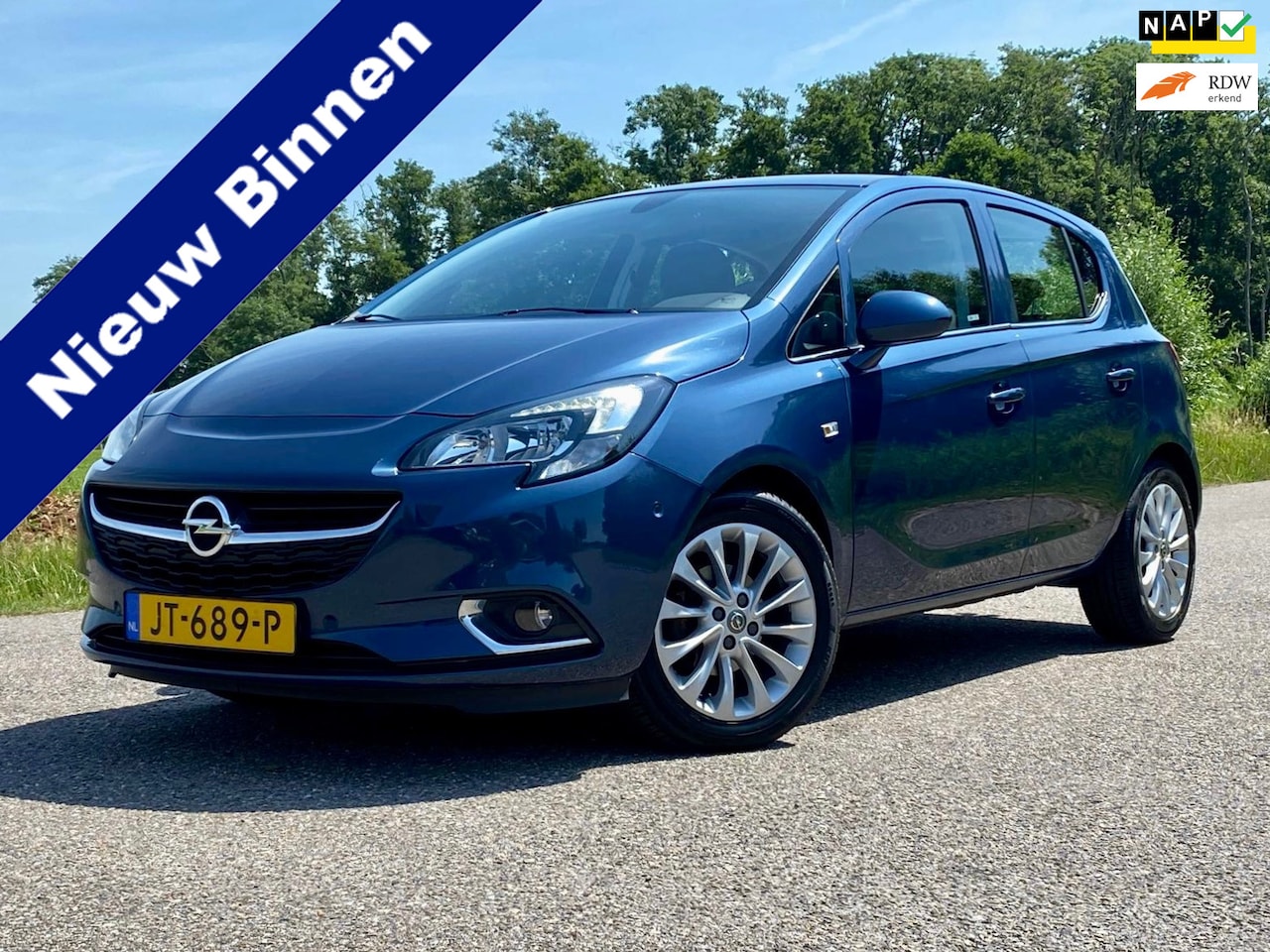 Opel Corsa - 1.4 Edition Automaat Clima Camera CruiseControl PDC Trekhaak LMV NAP Nieuwstaat - AutoWereld.nl
