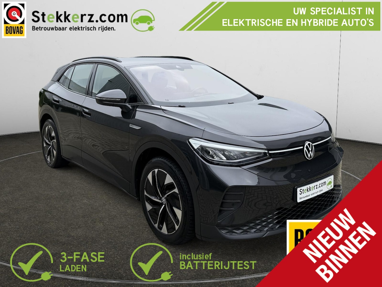 Volkswagen ID.4 - Pro 77 kWh Leer/Alcantara/Camera/All-in prijs incl. 12 mnd. Bovag Garantie - AutoWereld.nl