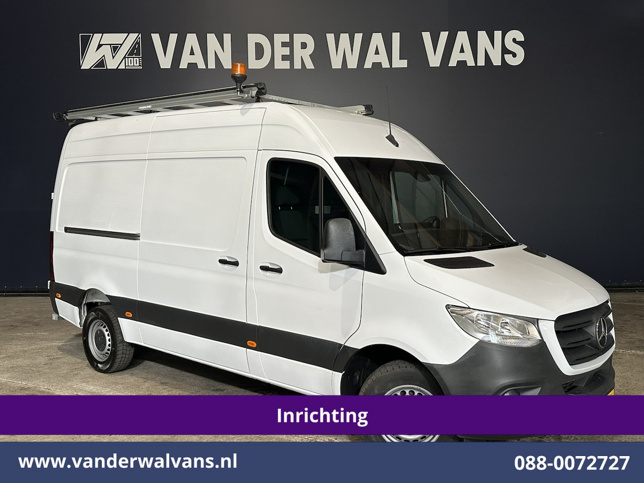 Mercedes-Benz Sprinter - 316 CDI 164pk 2800kg Trekhaak L2H2 Inrichting Euro6 Airco | Omvormer | Imperiaal | Camera - AutoWereld.nl