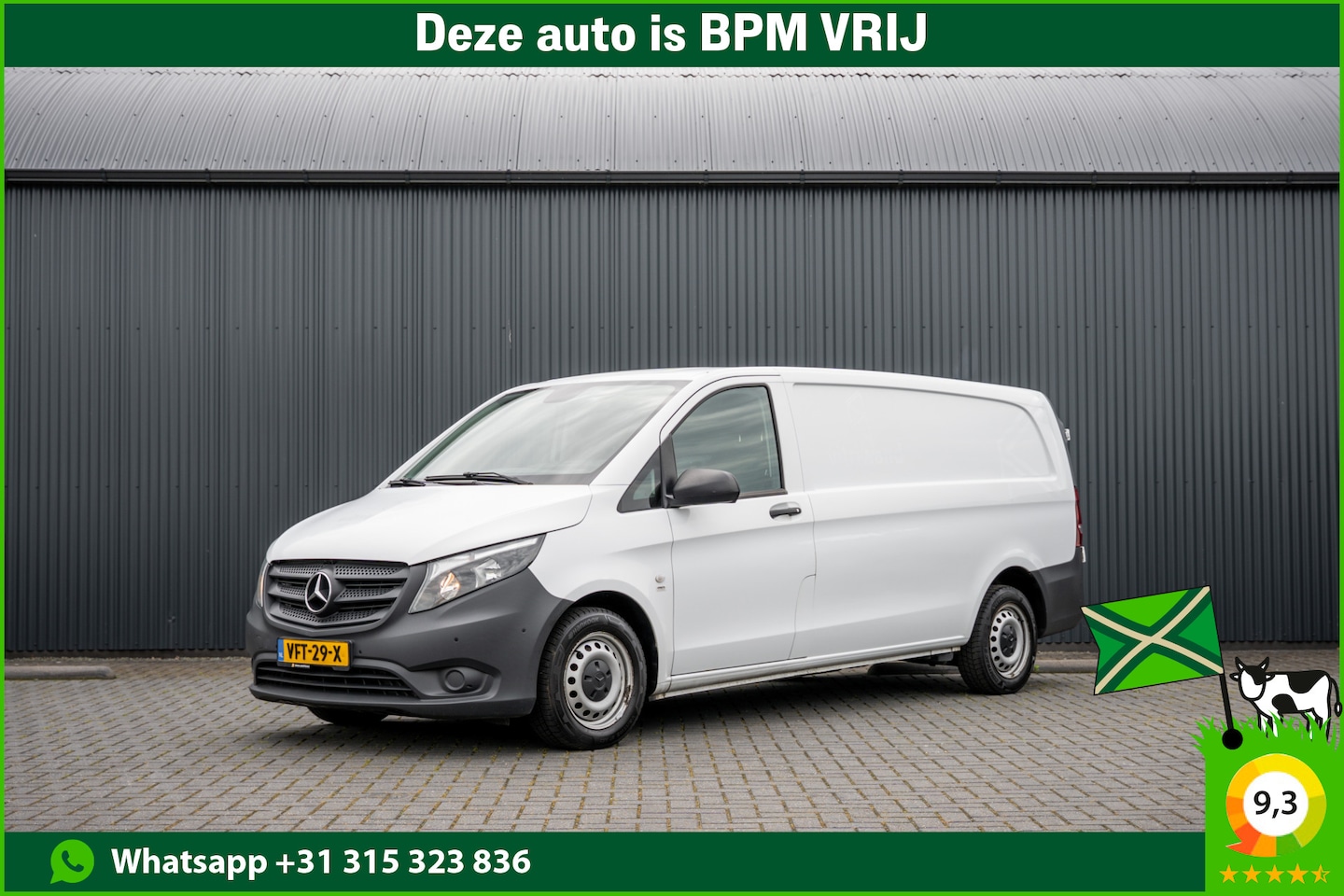 Mercedes-Benz Vito - 114 CDI L3H1 XL | Camera | Cruise | PDC | Airco | Trekhaak - AutoWereld.nl
