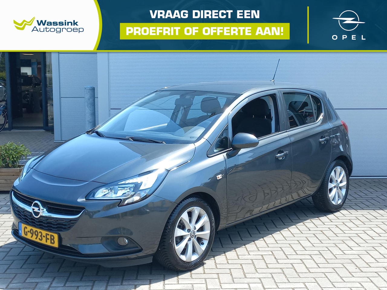 Opel Corsa - 1.4 Edition 5drs | Airconditioning | Navigatie via Apple / Android | Lm velgen | Dealerond - AutoWereld.nl