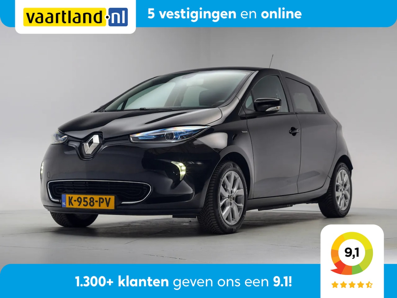 Renault Zoe - R110 Icon 40 [Koopaccu Navi Apple / Android PDC ] - AutoWereld.nl