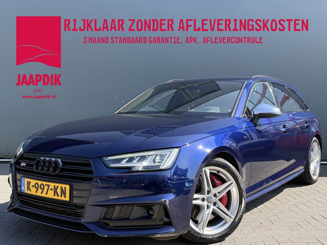 Audi A4 Avant - BWJ 2017 3.0 TFSI S4 quattro 354 PK Pro Line Plus V6 AUTOMAAT | TREKHAAK | FULL LED | ADAP - AutoWereld.nl