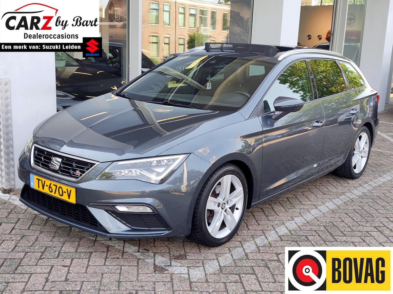 SEAT Leon ST - 1.5 TSI FR BUSINESS INTENSE Open dak | Trekhaak | Carplay/Android - AutoWereld.nl