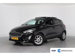 Ford Fiesta - 1.0 EcoBoost Titanium | Dealer Onderhouden | Open Dak | Winterpakket | Navi By App | Clima