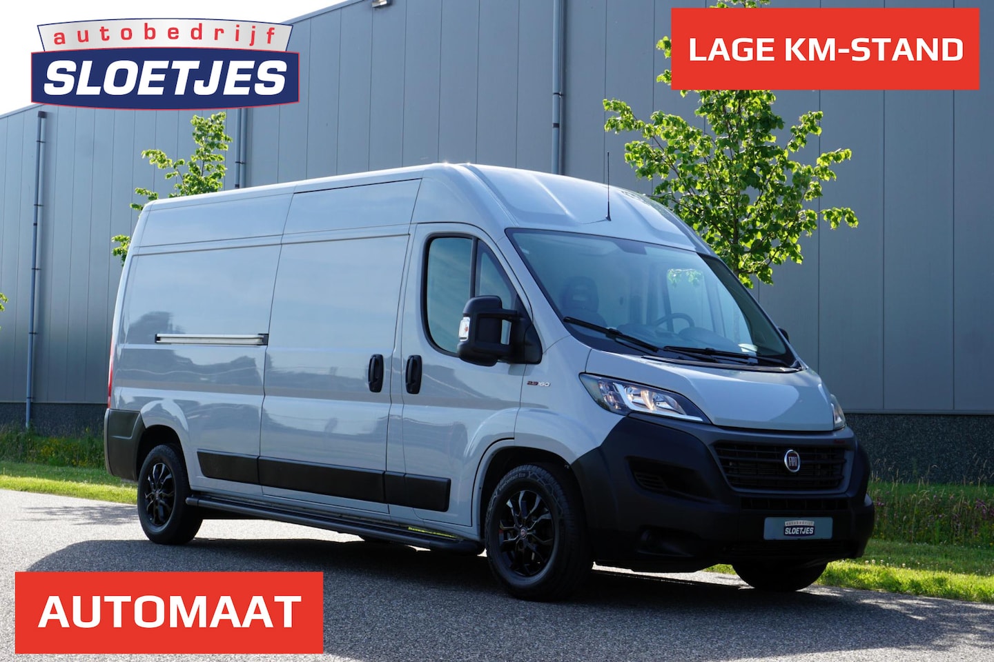 Fiat Ducato - 35H 2.3 MultiJet L3H2 in Topstaat |Grijs |160 pk |Volautomatische versnellingsbak |Camera - AutoWereld.nl