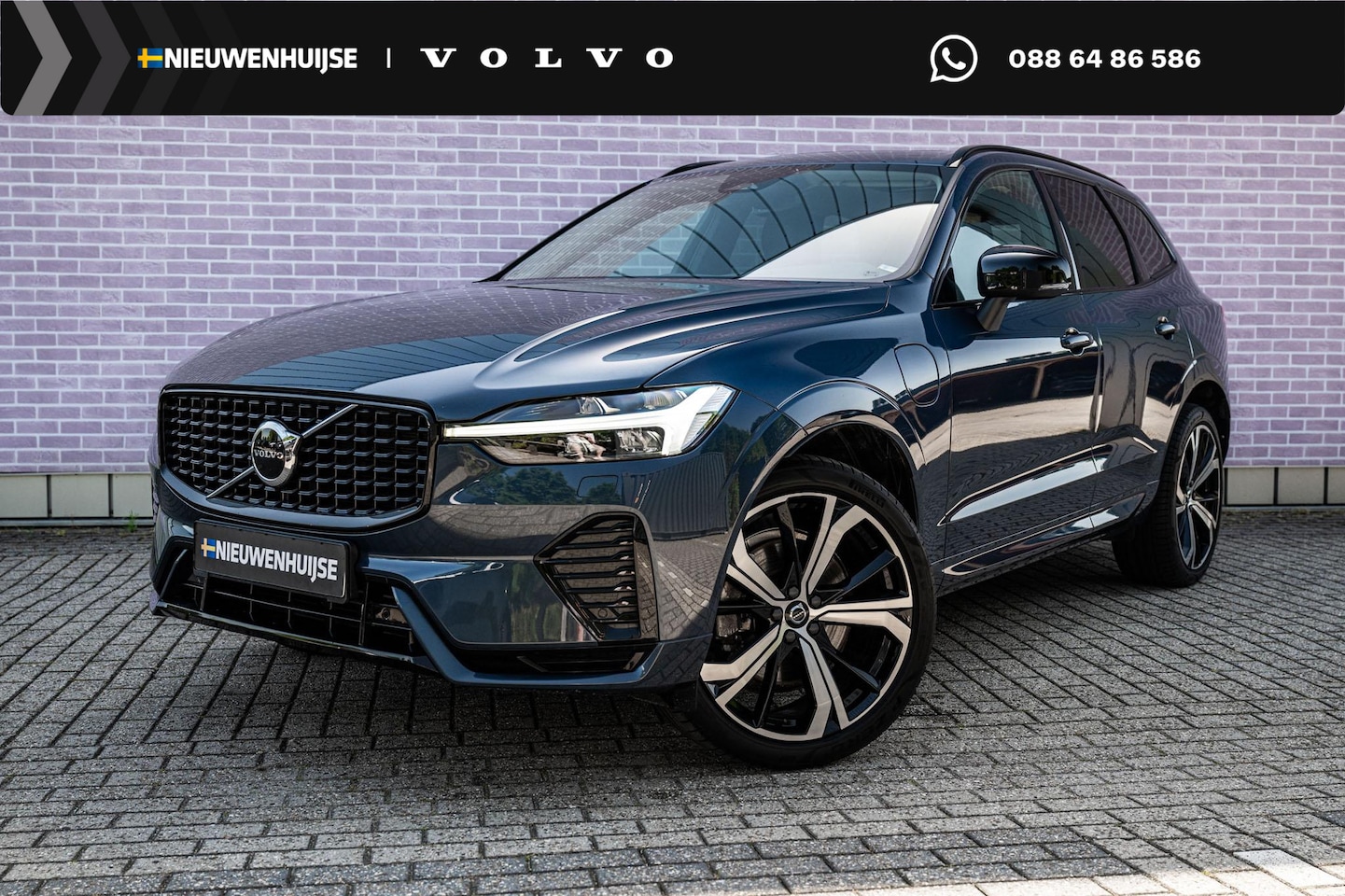 Volvo XC60 - 2.0 T6 Plug-in hybrid AWD Plus Dark | Adaptieve Cruise Control | Panoramadak | 21" Velgen - AutoWereld.nl
