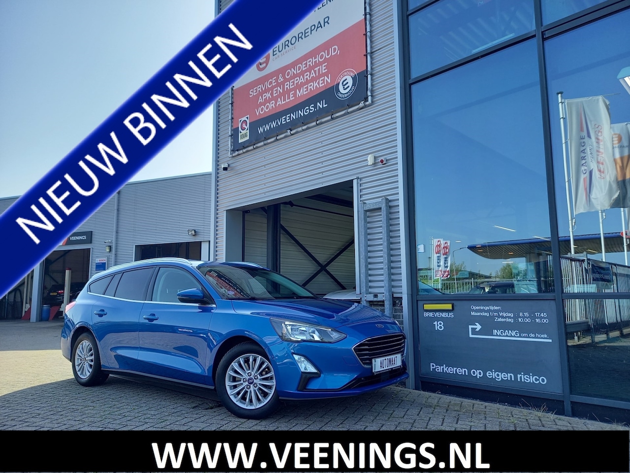 Ford Focus Wagon - 1.0 EcoBoost Titanium X Business - 1 EIGENAAR - NL AUTO - ZEER LUXE - AFN TREKHAAK - - AutoWereld.nl