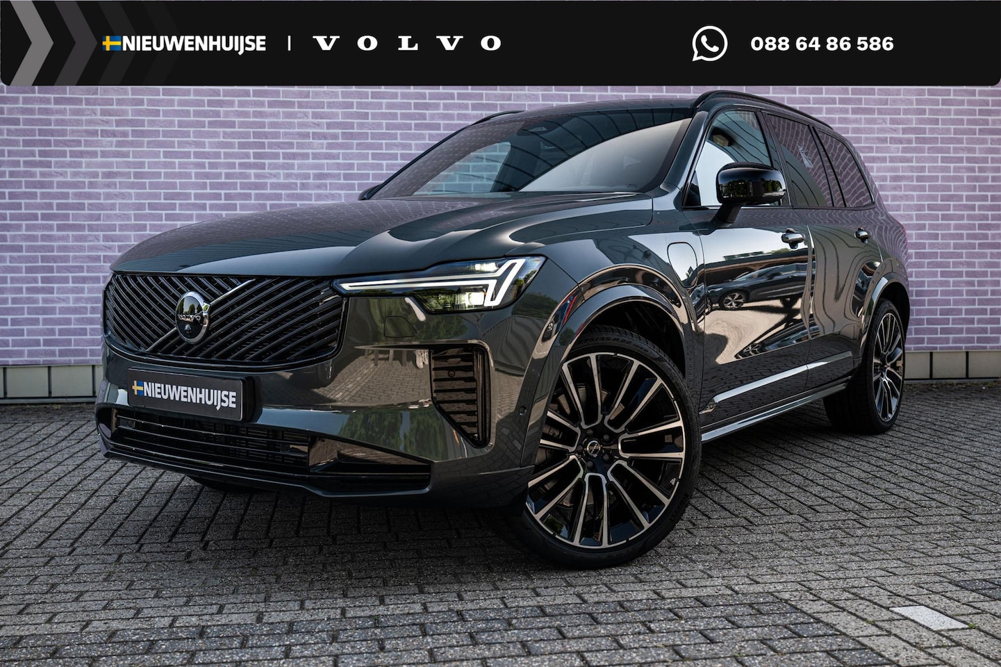 Volvo XC90 - 2.0 T8 Plug-in hybrid AWD Ultra Dark Exec. Ed. | Luchtvering | Gelaagd Glas | Bowers & Wil - AutoWereld.nl