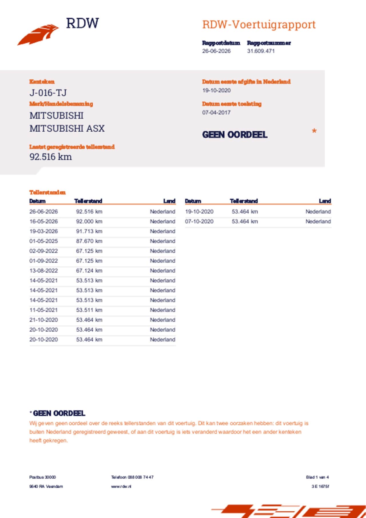Mitsubishi ASX - 1.6 Cleartec Instyle 1.6 Cleartec Instyle - AutoWereld.nl