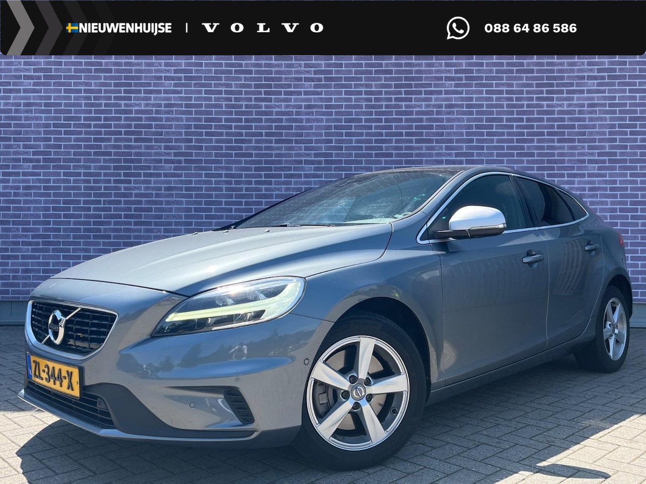 Volvo V40 - 1.5 T3 Polar+ Sport | Harman & Kardon | Panorama dak | Stoelverwarming | Keyless entry | D - AutoWereld.nl